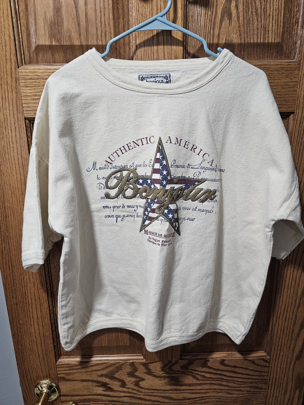 Vintage 90's Bonjour Sweater Shirt